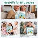 HIXX Smart Bird Feeder with Camera, AI Identify Birds & Auto Capture, 2K HD Live Camera Birdwatching with Color Night Vision for Bird Lovers Gifts (Green)