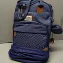 RUVALINO Diaper Bag Backpack-Travel Baby Bag with Changing Pad, Navy Blue