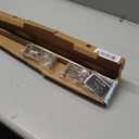 Ivilon Drapery Window Curtain Rod - End Cap Style Design 1 Inch Pole. 48 to 86 Inch Color Warm Gold