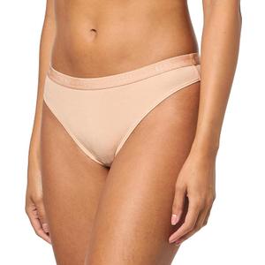 BOSS Women's Logo Waistband Low Rise Thong, L