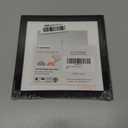 7x7 Picture Frame, Display Pictures 5x5 with Mat or 7x7 Without, Wall Hanging Photo Frame, Black, 1 Pack
