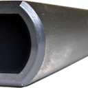 18" Length 3/4" Double D Inside 1" Outside Hollow Steering Tube Fully Machined DD Style Shaft