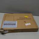 JIUYOTREE Metal Clothing Rack with Wheels, 43.3 Inches Rolling Clothes Garment Coat Rack with Bottom Shelf, Clothing Rack for Hanging Clothes, Coats, Skirts, Shirts, Sweaters, Black