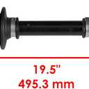 Caltric Front Left and Right Complete Axles Compatible with Honda Trx420Fm1 Trx420Fm2 Rancher 420