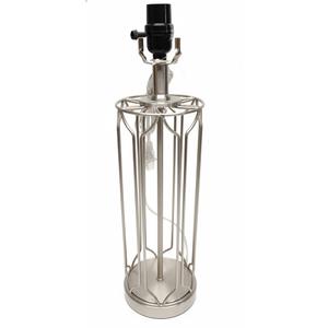 21" Fillable Table Lamp, Steel Base