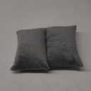 2 Pack Small Pillow, Memory Foam Mini Pillow 11 X 7 Inches for Travel, Sleeping, Nap and Neck, Knee, Lumbar Support, Tiny Cushion for Pet, Dogs (Grey)