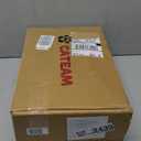 CaTeam - Canvas Baby Swing, Wooden Hanging Swing Seat Chair with Safety Belt, Durable Baby Swing Chair, Outdoor and Indoor Swing for Kids, Mounting Hardware Included, Ivory (Ivory)