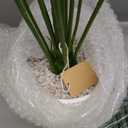 Der Rose 28'' Artificial Palm Tree Large Fake Tropical Faux Plants Indoor and Outdoor for Home Bathroom Porch Outside Patio Decor (White Pot)