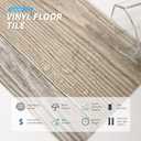 Art3d Peel and Stick Floor Tile Vinyl Wood Plank 12-Pack 18 Sq.Ft, Aged Wood, Rigid Surface Hard Core Easy DIY Self-Adhesive Flooring