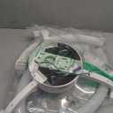 36Inch Ceiling Fans with Lights and Remote/App Control, Flush Mount Ceiling Fan with Reversible Dc Motor RGB Dimmable Light, Noiseless White Modern Small Ceiling Fan for Bedroom Indoor/Outdoor