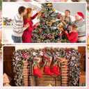 WILLBOND 9 ft Rose Gold Christmas Ball Garland Ball Ornaments Hanging Baubles Ornament for Xmas Christmas Tree Fireplace Wreath Indoor Outdoor Home Office Decoration