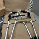 Drive Medical Trigger Release Folding Walker with Contoured Hand Grips, 18"D x 4"W x 21"H