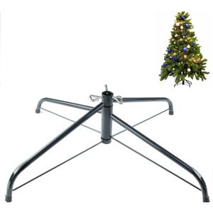 MNKXL 24 Inch Christmas Tree Stand for 4 to 10ft Christmas Trees,fits 1.3 inch Pole,Folding Christmas Tree Stand