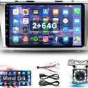 2G+64G for Toyota Camry 2006 2007 2008 2009 2010 2011 Android 13 Car Stereo for Toyota Camry, 9 Inch HD Touch Screen Car Radio with Mirror Link, GPS Navi, WiFi, Bluetooth+Backup Camera