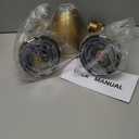 Yosoan Gold Wall Sconce Set of 2, Modern Brass Indoor Light Lights Lighting Fixtures with Metal Shade, Home Decor Wall Mount Swing Arm Lamp for Bedroom Bedside Kitchen Hallway Living (Antique)