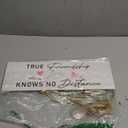 Orchroma Friendship Picture Frames Collage Wall Decor,Long Distance Friendship Gifts,Friends Photo Board,Hanging Photo Display with Clips,True Friendship Knows no Distance