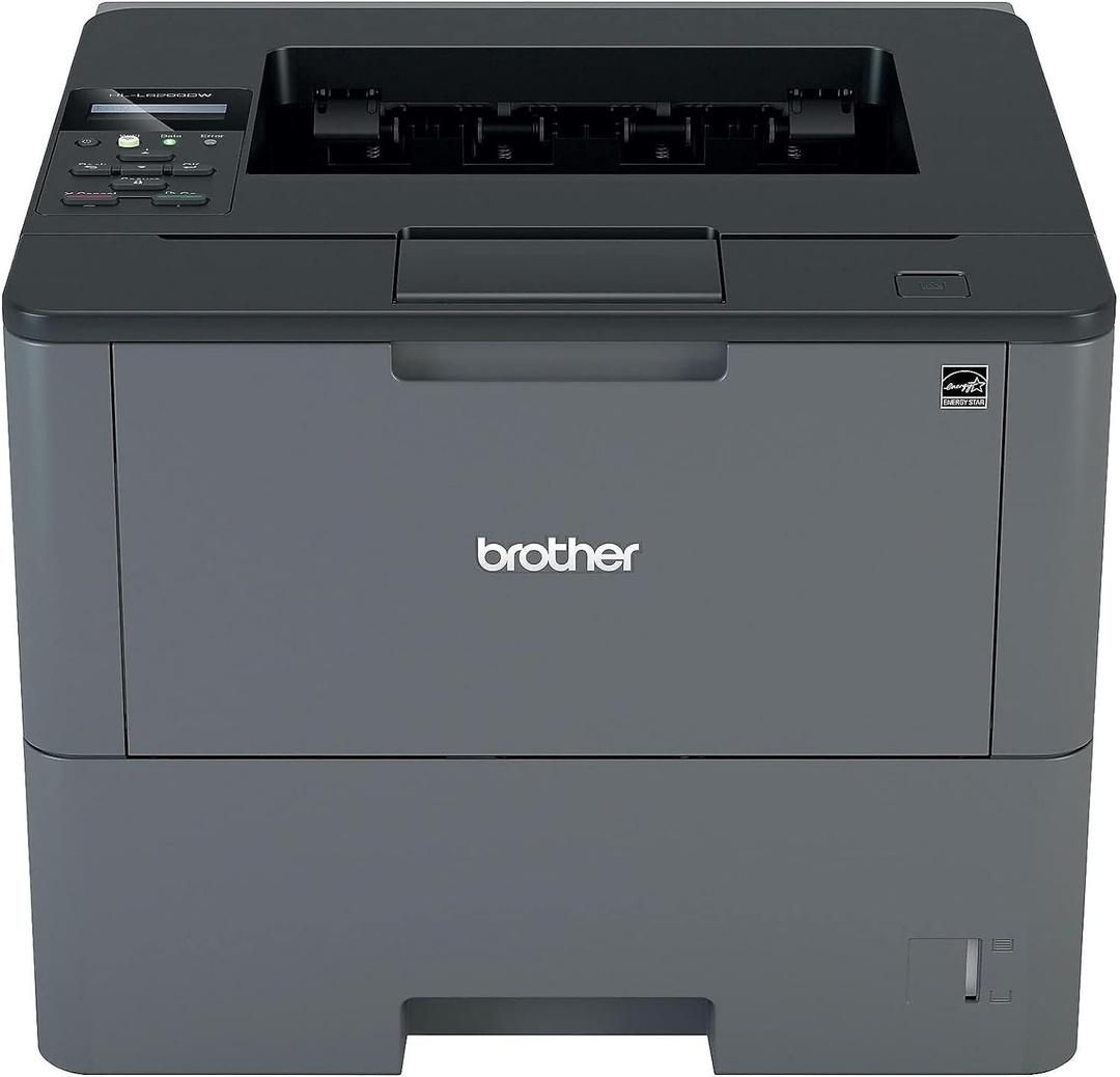 Brother HL-L6200DW Wireless Monochrome Single-Function Laser Printer - Print only - 48 ppm, 1200 x 1200 dpi, Auto Duplex Printing, 8.5" x 14", 256MB Memory, 520 Sheet, Ethernet