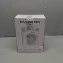 Portable Air Conditioner, LEAEYFE 3 Higher Speeds With 1200ml Extra Large Water Tank, 7 Color Lights 2/8 Hour Timer, 120 OscillatingCooling Fan For Desk, Home, Bed and Living Room