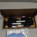 Baderke 10 Pcs Windshield Cleaner Tool Car Window Cleaning Supplies with Extendable Handle Include 6 Washable Microfiber Bonnets 2 Empty 60ml Spray Bottle Glass Wiper Kit(Light Blue)