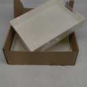 Letter Tray Letter Organize,2Pack Paper Tray,Stackable Desk Drawer Organizer for Office Supplies, Magazines, Folders, File,Notebooks, Stationery, Plastic Desk Tray for Desktop, for Home,Office, School (White&white)