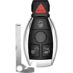 Vurkcy Key Fob Replacement for 1997-2014 Mercedes Benz C CL E GL ML R S Class/ 97-14 Sprinter 300 SL Series Car Keyless Entry Remote Control, IYZ3312 IYZDC, 4 Buttons