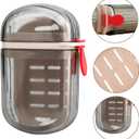 Portable Travel Soap Case, PP Versatile Small Soap Dish with Lid Efficient Drainage Leak-Proof Seal Box Easy to Clean Container Supply for Travel Shower Gym Camping Outdoor Activities (Gray)