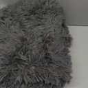 OLANLY Grey Round Rugs for Bedroom - Machine Washable, 4 ft Circle Area Rugs for Living Room, Soft and Fluffy Shaggy Carpet for Teen Girls and Boys, Nursery Rooms, Dorms, Home Decor Aesthetic