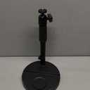 Desktop Projector Stand Table, 11" - 17.7" Extendable Height Stand with Heavy-duty Base and 1/4" Ball Head, 360 Rotation Webcams Projector Mount Holder for Home, Office, Outdoor Projection