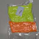 Women's Neon Scrunch Crew Socks 80s 90s Retro 3-Pack Cotton Stacked Boot Calf Cozy Ribbed Slouchy Socks Size 5-10 (2-neon Green/1-neon Orange)