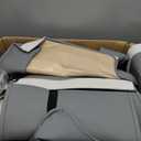WELLDO Car Seat Covers Front Seats, Leather Seat Covers for Cars, Front Car Seat Protector Waterproof, Non-Slip Car Interior Covers Universal Automotive Seat Covers for Most Vehicle, Gray