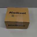 Kwikset Halifax Interior Passage Door Handle, Lever For Closet and Hallway Doors, Reversible Non-Locking Handle Lever, Matte Black, with Microban Protection