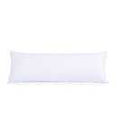Evolive Ultra Soft Microfiber Body Pillow Cover/Pillowcases 21"x54" with Hidden Zipper Closure (21"x54" Body Pillow Cover, White)
