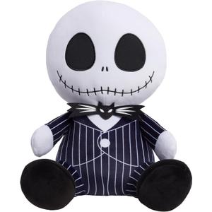 Disney Tim Burtons The Nightmare Before Christmas Jack Skellington Comfort Weighted Plush, Kids Toys for Ages 3 Up by Just Play