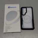 CENHUFO Magnetic for Samsung Galaxy S24 Case, Privacy Phone Cover with Built-in Anti Peep Privacy Screen Protector and HD Camera Lens Protective, Full Body Shockproof Double Sided Bumper - Black