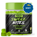 Creatine Gummies 5000mg – Vegan - Muscle Builder – Strength & Energy Support – 120 Count – Creatine Monohydrate Supplement for Men & Women, Green Apple Exp Date: Oct/2026
