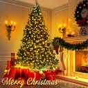 Christmas Tree Lights, 65FT/20M 200 LED Christmas Lights Plug in, 8 Modes Waterproof Outdoor Lights Indoor, Memory Function, Connectable String Lights for Party, Patio, Wedding (Warm White)