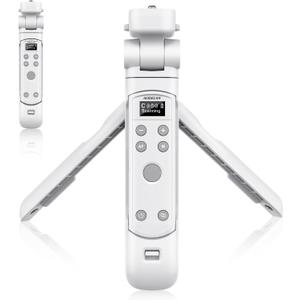 AODELAN for Canon Camera Tripod with Rechargeable Wireless Shutter Release,Shooting Grip Remote Control Handle for R10/ M50/EOS M6 Mark II/R/RP /90D /6D Mark II /R5/850D /Rebel SL2 /T7i /G5 X Mark II