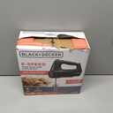 6-Speed Easy Storage Hand Mixer with 5 Attachments & Storage Case, Black
