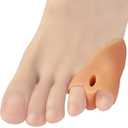 Chiroplax Tailor's Bunion Corrector Pads Bunionette Pain Relief Pinky Little Toe Straightener Separator Cushion Splint Protector Shield Spacer Cover Guard (4 Pads, Shims - Large)