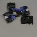 Labelife Label Maker Tape 18mm Clear TZe-141 Compatible with Brother P Touch TZe TZ Tape 18mm 0.7 Laminated Clear TZe141 TZ-141 3/4 Inch Label for Ptouch PTD600 PTD400AD PT1880, 5-Pack (Black on Clear)