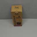 Pandaloo Glass Cups With Lids and Straws -20 Fl Oz- Perfect Size Iced Coffee Cup - Smoothie Cup With Bamboo Lid and On the go Lid - Glass Tumbler With Straw (1 Count (Pack of 1), Boysenberry)