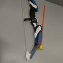 TEMI Bow and Arrow Set for Kids - Archery Toy Set - LED Light Up with Suction Cup Arrows, Target & Quiver, Indoor and Outdoor Toys for Children Boys Girls