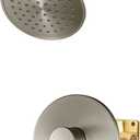 WRISIN Shower Faucet Set Brushed Nickel, Shower Valve Kit with 6 Inch Showerhead