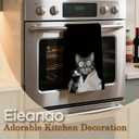 Black Funny Cat Gifts Hand Towel for Bathroom, Black Cat Microfiber Dish Towel, Funky Cats Washroom Decor, Funny Animal Bathroom Decor, 16x24 Inch