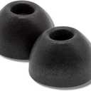 Comply TW-200-C | Memory Foam Replacement Earbud Tips for Anker Soundcore, Sennheiser, JBL, SoundPEATS & More | Ultimate Comfort, Secure Fit, Superior Noise Isolation | Black, Medium (3 Pairs)