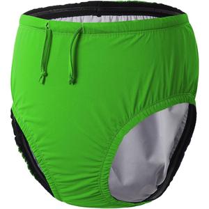 Youth Special Needs Reusable Swim Diapers Swimwear for Incontinence Cloth Diaper Covers Waterproof,Leakproof, Unisex (Lime Green, 12-14T)