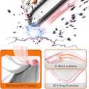 for iPhone Air Case Cute - Military-Grade 20 ft Drop Protection Shockproof Phone Case - Funny Dinosaur Land Design for iPhone 17 Air (6.5") Glitter Pink