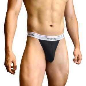 Men G-String T-Back Thongs Cotton Breathable Underpants Jock Strap for Male Athletic Supporters