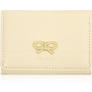 Cardholder Wallet Womens, Cute Bow Purse, Multi-Card Case With ID Window, Mini Wallet for Women