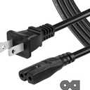 AC Power Cord Cable Compatible with Brother, Singer, White, bernina, Baby-Lock, Viking, Pfaff Sewing Machine (6 ft)